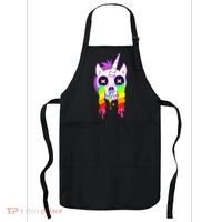 Unicorn Skull Rainbow Apron thumb 0