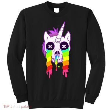 Unicorn Skull Rainbow Sweatshirt