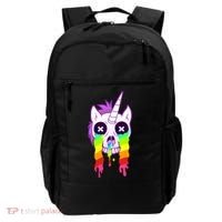 Unicorn Skull Rainbow Backpack thumb 0