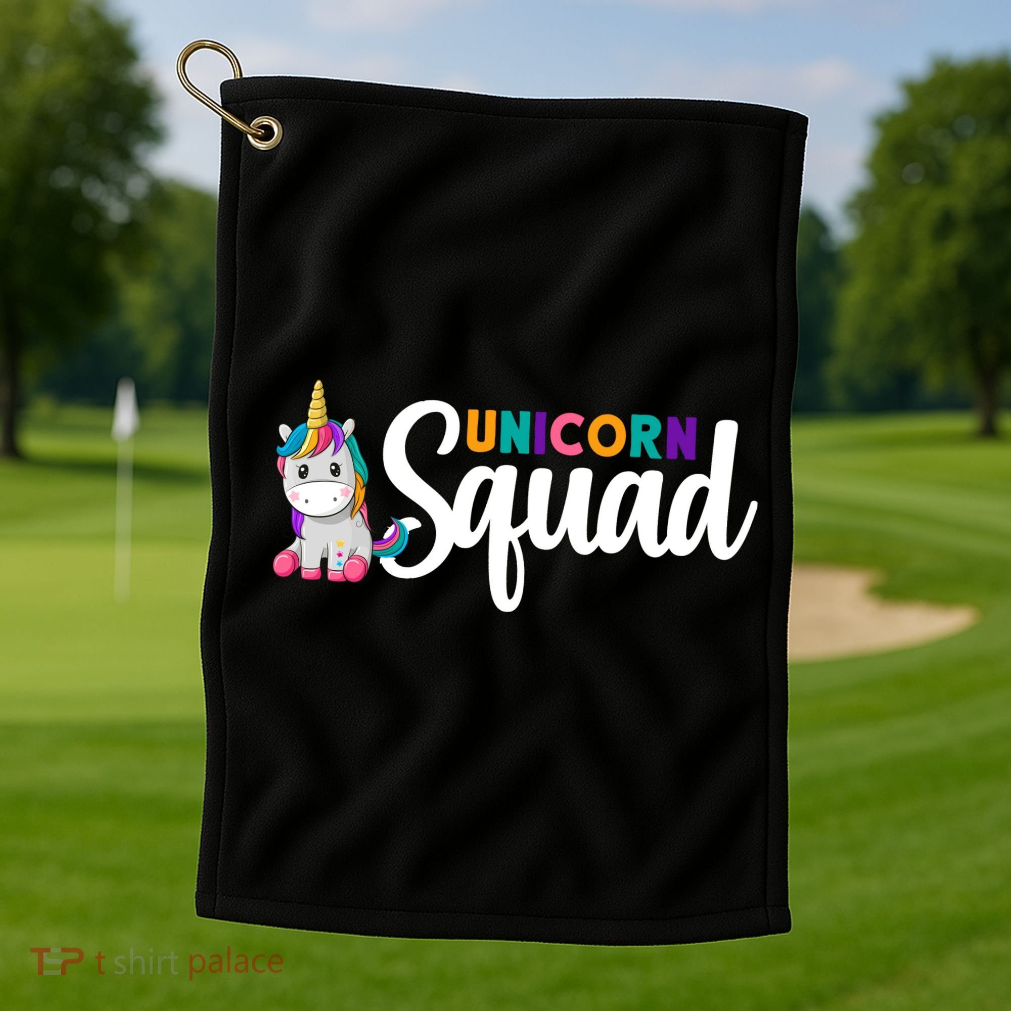Unicorn Squad  Golf Towel