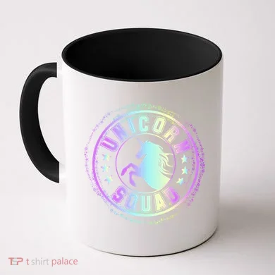 Unicorn Squad Holographic Coffee Mug