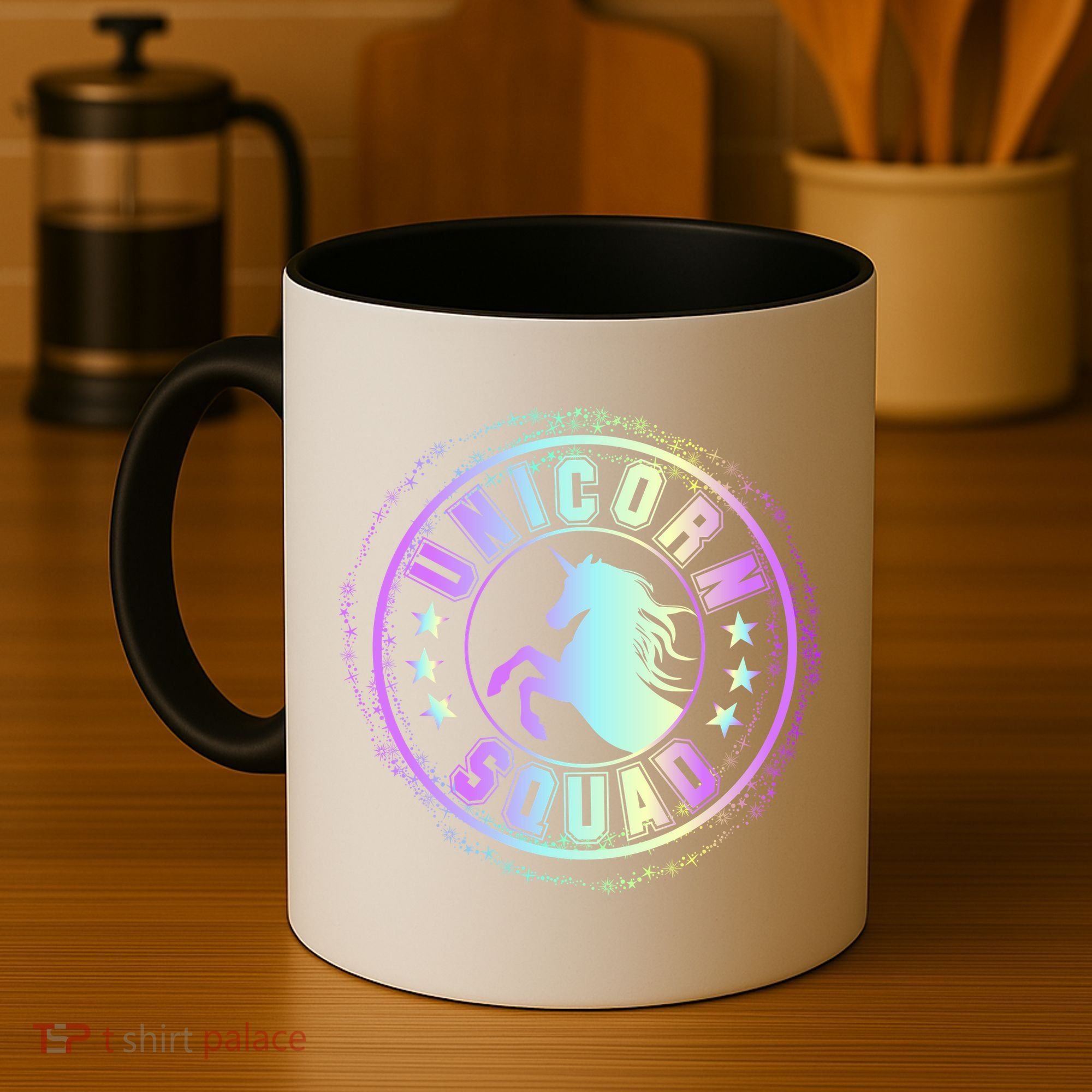 Unicorn Squad Holographic Coffee Mug