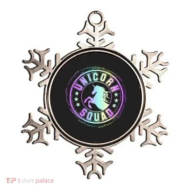 Unicorn Squad Holographic Ornament