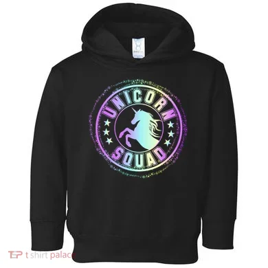 Unicorn Squad Holographic Toddler Hoodie