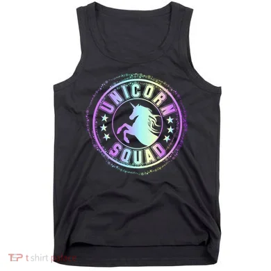 Unicorn Squad Holographic Tank Top