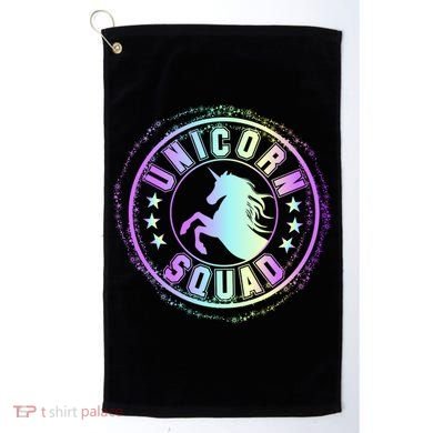 Unicorn Squad Holographic Golf Towel