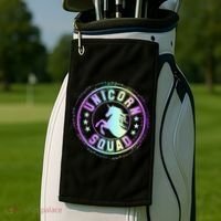 Unicorn Squad Holographic Golf Towel thumb 2