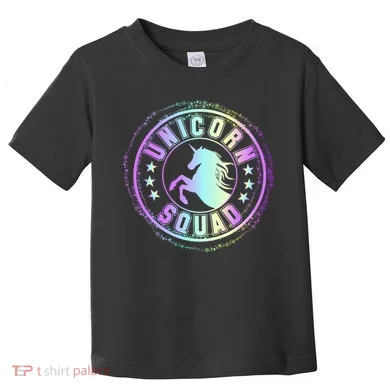 Unicorn Squad Holographic Toddler T-Shirt