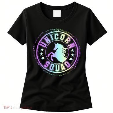 Unicorn Squad Holographic Women's T-Shirt