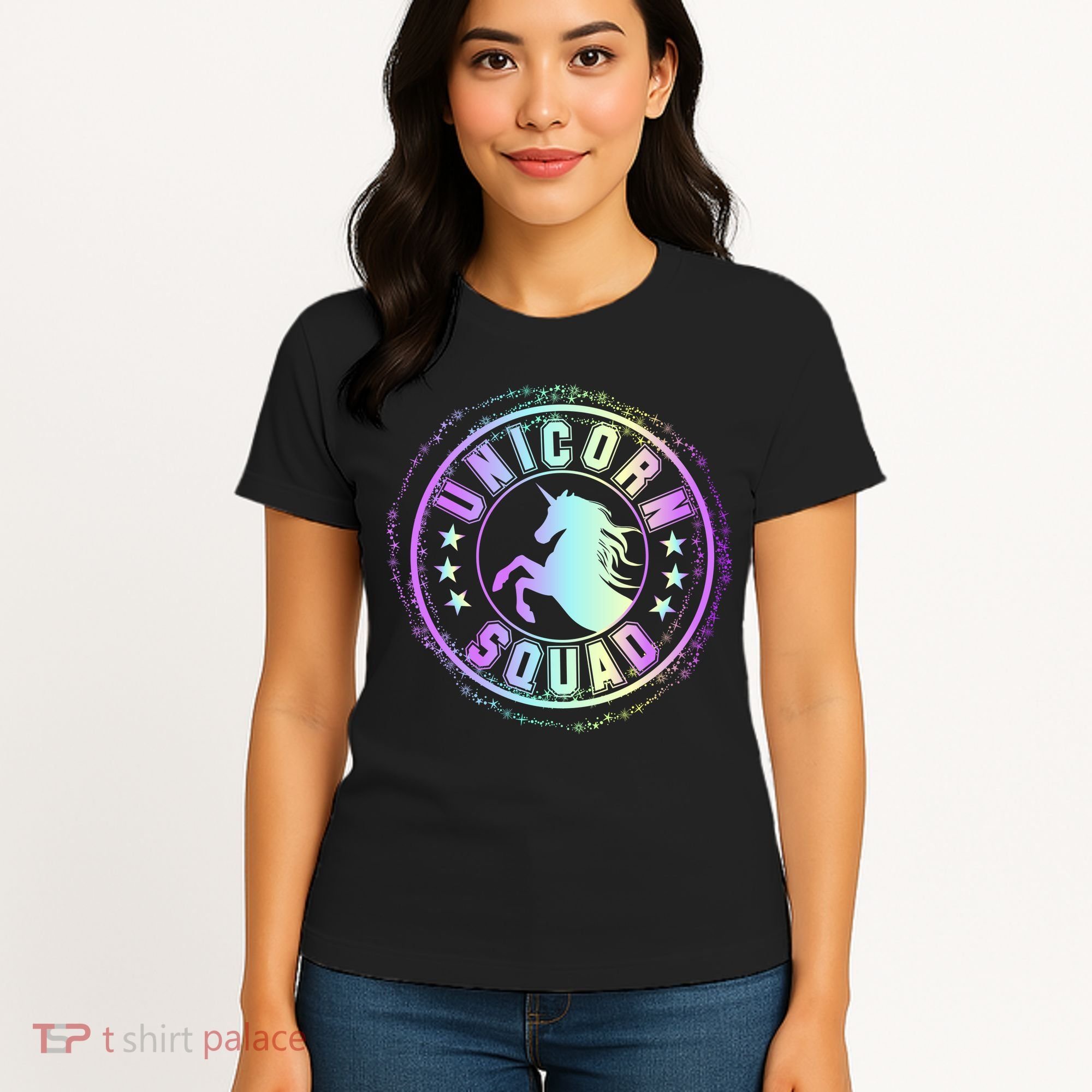 Unicorn Squad Holographic Women's T-Shirt
