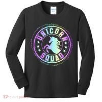 Unicorn Squad Holographic Kids Long Sleeve Shirt thumb 0