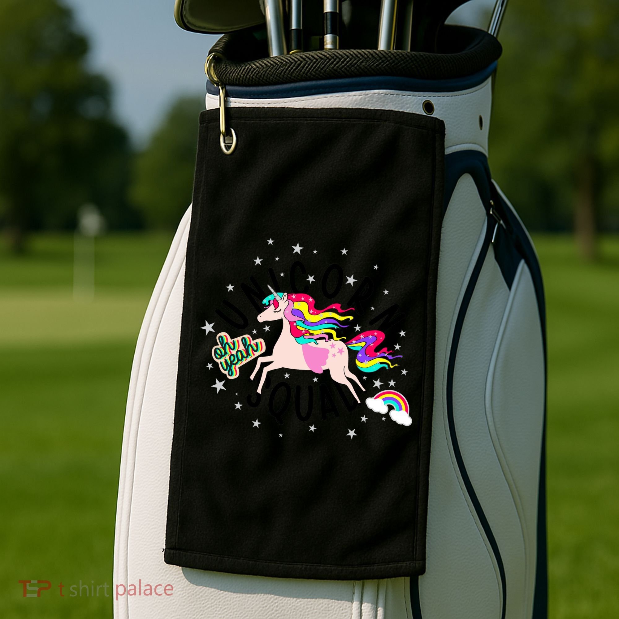 Unicorn Squad Oh Yeah Golf Towel