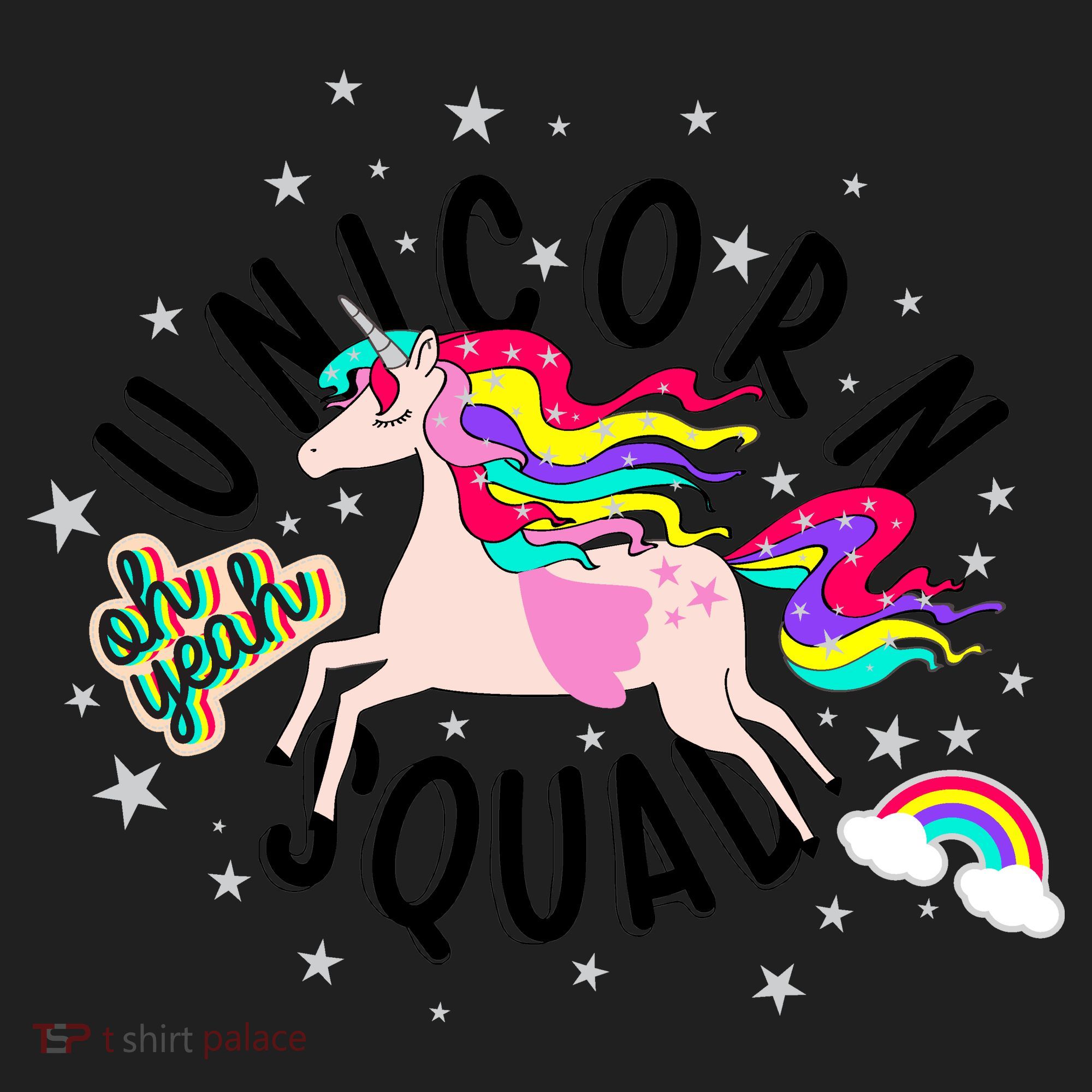 Unicorn Squad Oh Yeah Golf Towel
