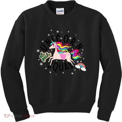 Unicorn Squad Oh Yeah Kids Sweatshirt