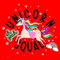 Unicorn Squad Oh Yeah Santa Hat thumb 1