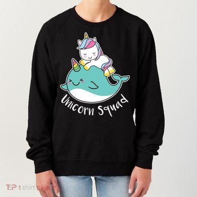 Unicorn Squad Whale Women's Sweatshirt