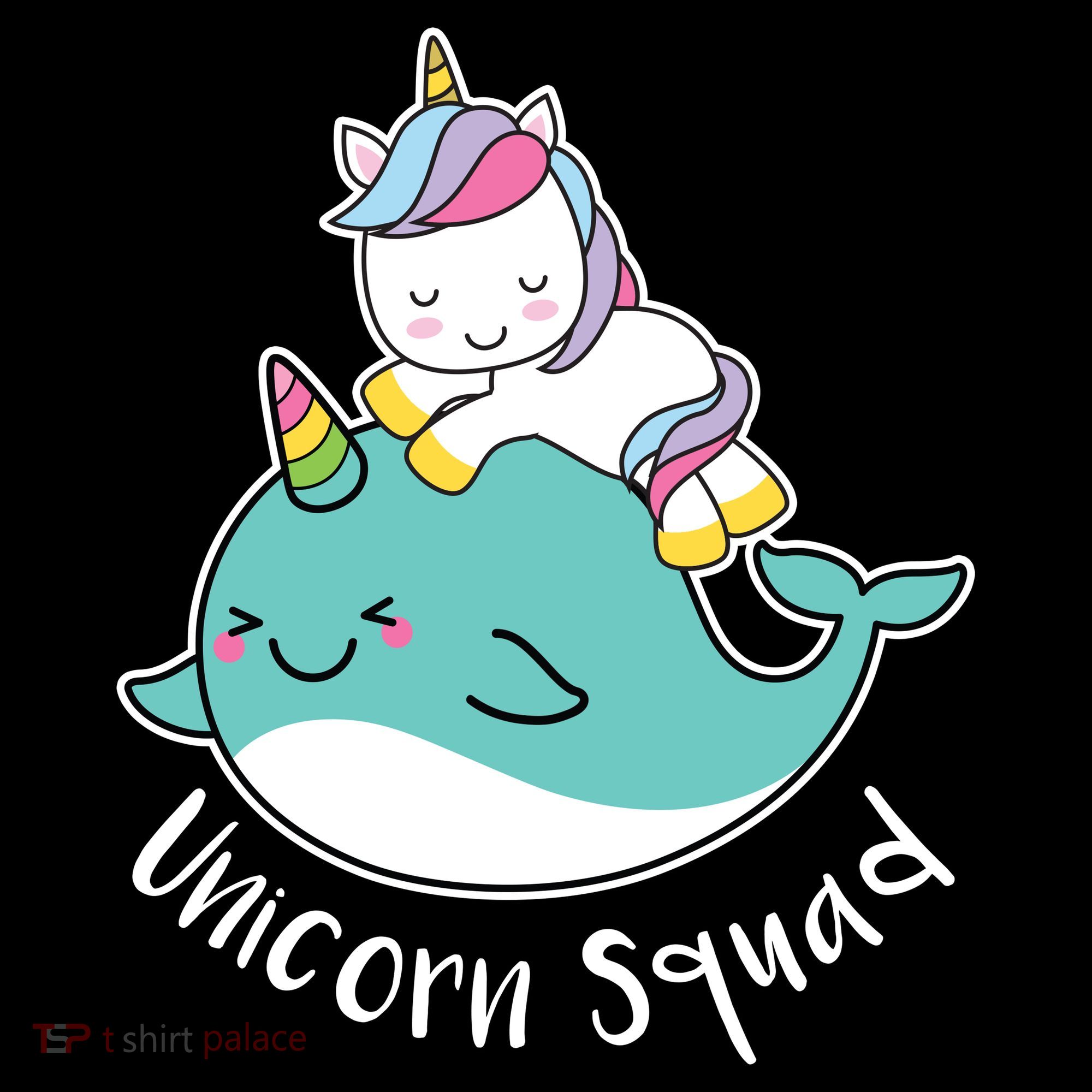 Unicorn Squad Whale Doggie Tank