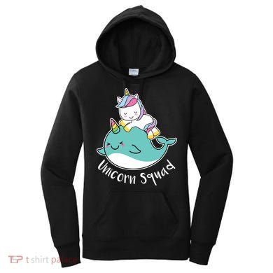 Unicorn Squad Whale Women's Hoodie