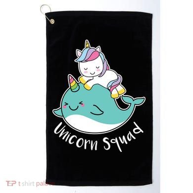 Unicorn Squad Whale Golf Towel