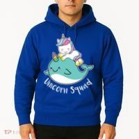 Unicorn Squad Whale Hoodie thumb 2