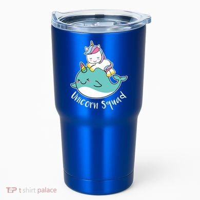 Unicorn Squad Whale Tumbler