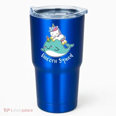 Unicorn Squad Whale Tumbler