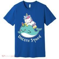 Unicorn Squad Whale Premium T-Shirt thumb 0