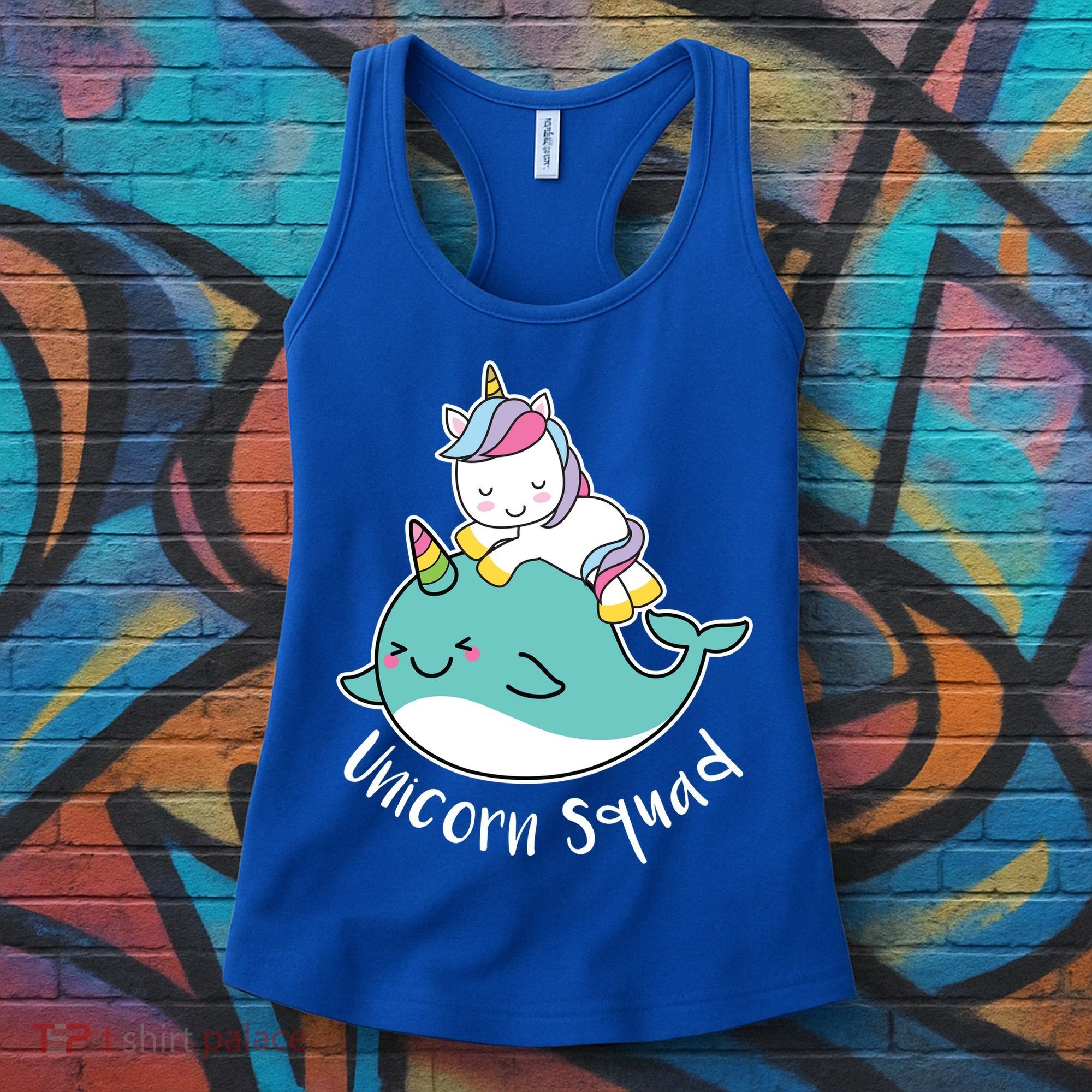 Unicorn Squad Whale Women's Tank Top