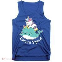 Unicorn Squad Whale Tank Top thumb 0