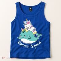 Unicorn Squad Whale Tank Top thumb 2