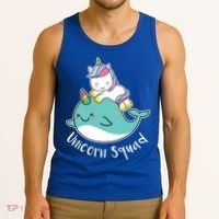 Unicorn Squad Whale Tank Top thumb 3