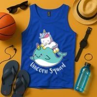 Unicorn Squad Whale Tank Top thumb 4