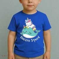 Unicorn Squad Whale Toddler T-Shirt thumb 2