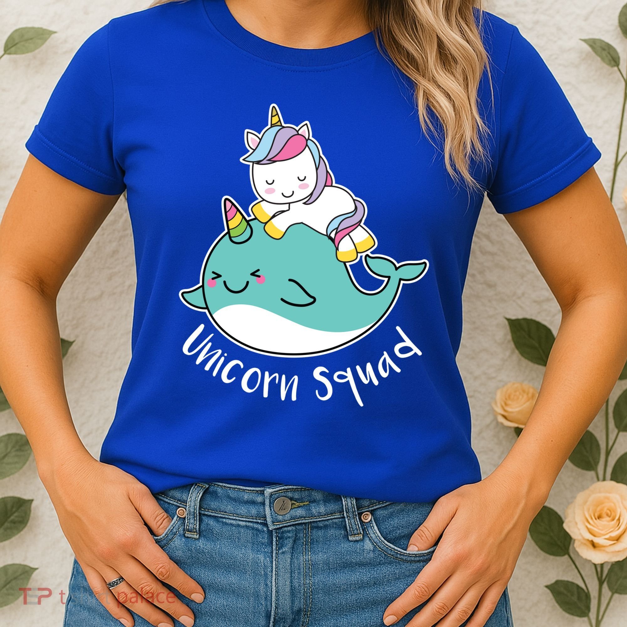 Unicorn Squad Whale Women's T-Shirt