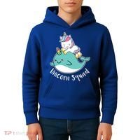 Unicorn Squad Whale Kids Hoodie thumb 4