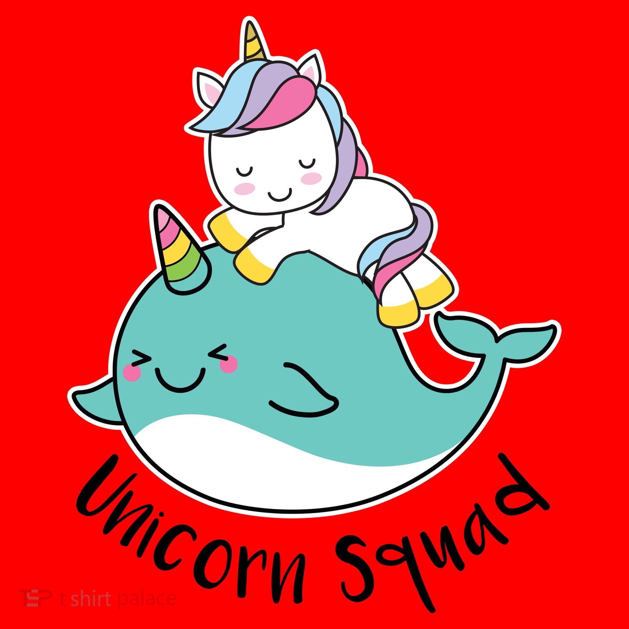 Unicorn Squad Whale Santa Hat