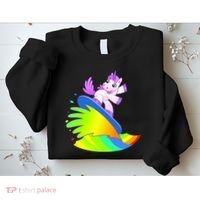 Unicorn Surfing On the Rainbow Sweatshirt thumb 2