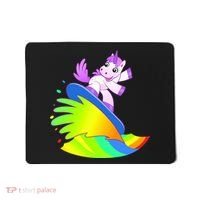 Unicorn Surfing On the Rainbow Mousepad thumb 0