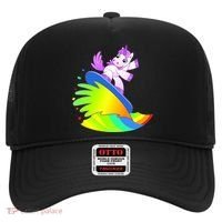 Unicorn Surfing On the Rainbow Hat thumb 0