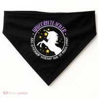 Unicorn Teacher Just A Regular Teacher But So Much Cooler USA-Made Doggie Bandana thumb 0