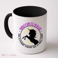 Unicorn Teacher Just A Regular Teacher But So Much Cooler Coffee Mug thumb 0