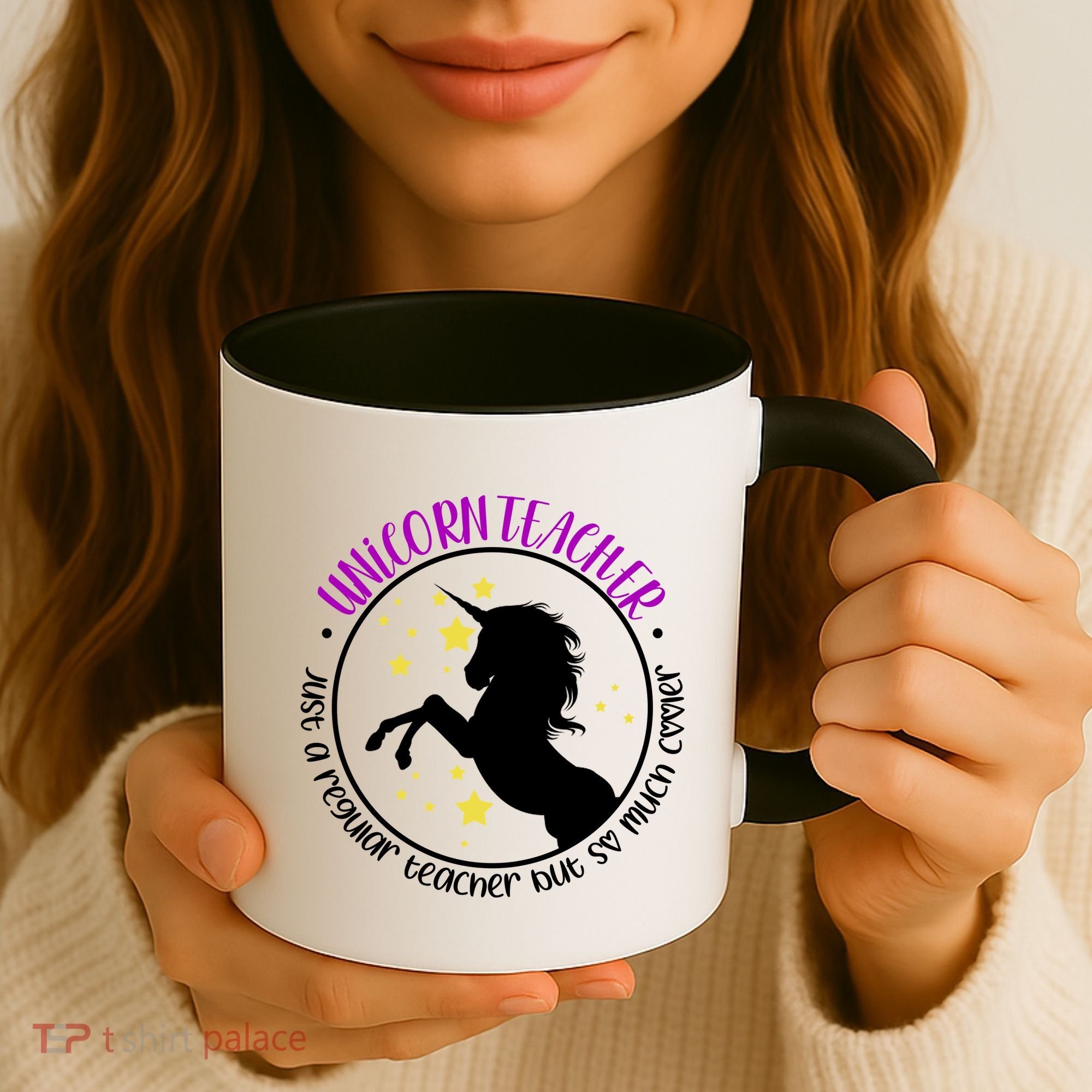 Unicorn Teacher Just A Regular Teacher But So Much Cooler Coffee Mug