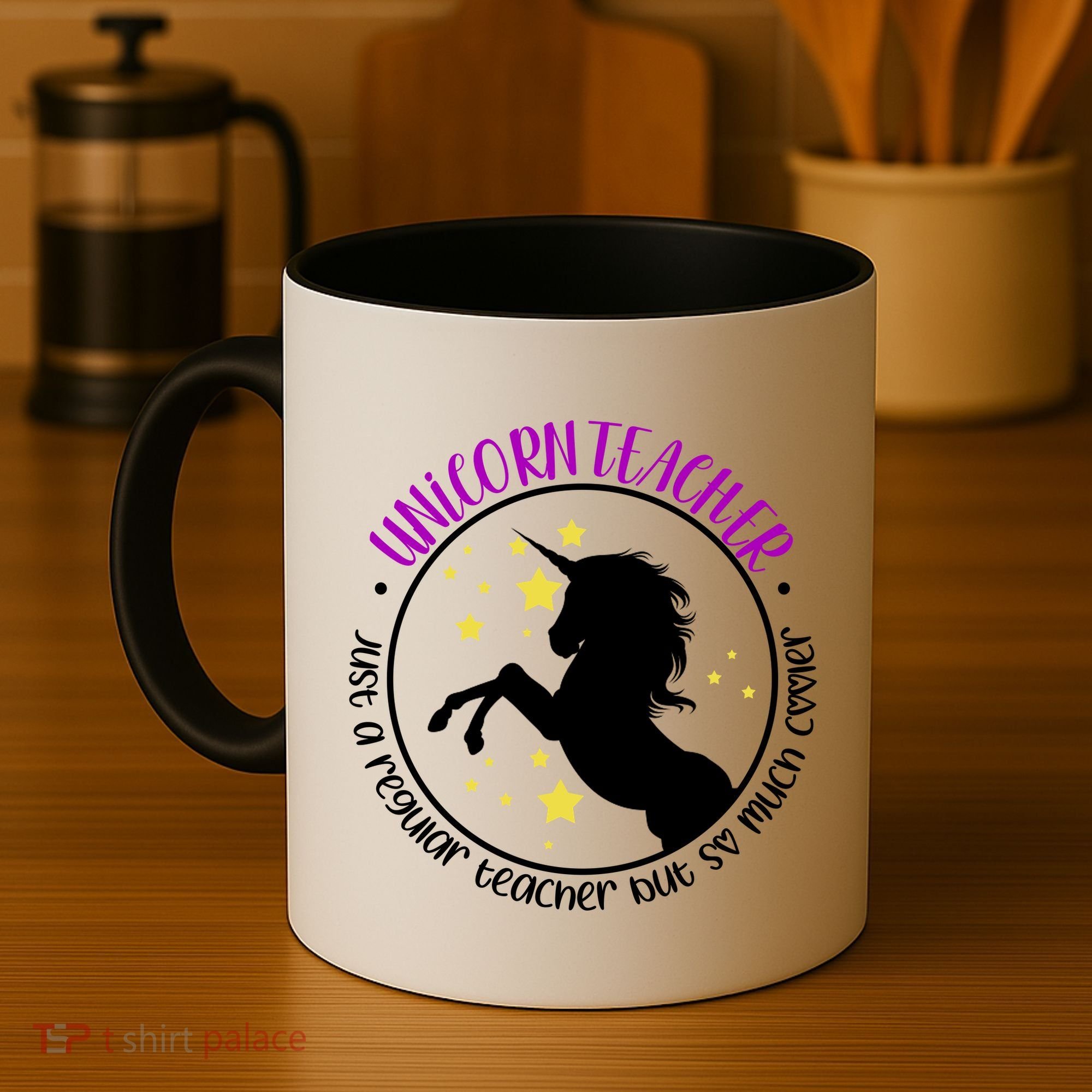 Unicorn Teacher Just A Regular Teacher But So Much Cooler Coffee Mug