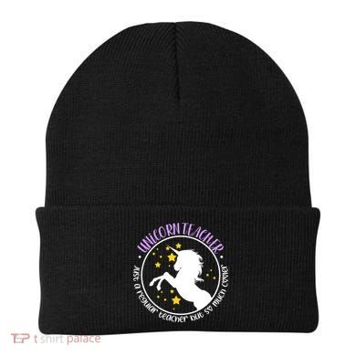 Unicorn Teacher Just A Regular Teacher But So Much Cooler Beanie