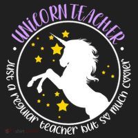 Unicorn Teacher Just A Regular Teacher But So Much Cooler Tumbler thumb 3