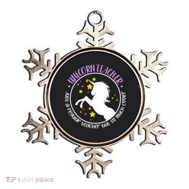 Unicorn Teacher Just A Regular Teacher But So Much Cooler Ornament