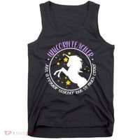 Unicorn Teacher Just A Regular Teacher But So Much Cooler Tank Top thumb 0