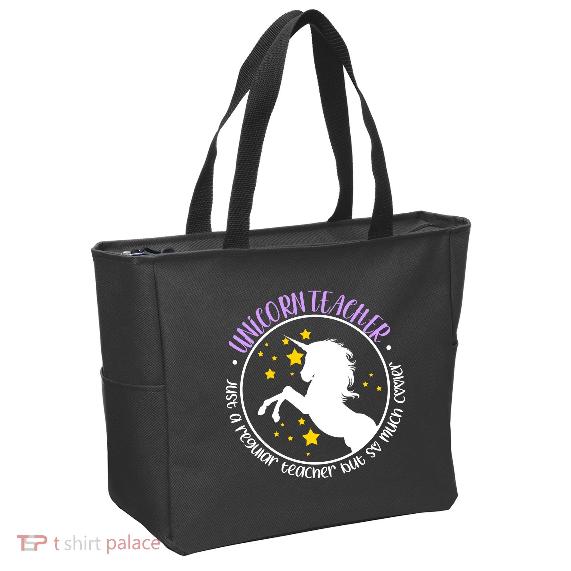 Unicorn Teacher Just A Regular Teacher But So Much Cooler Tote Bag