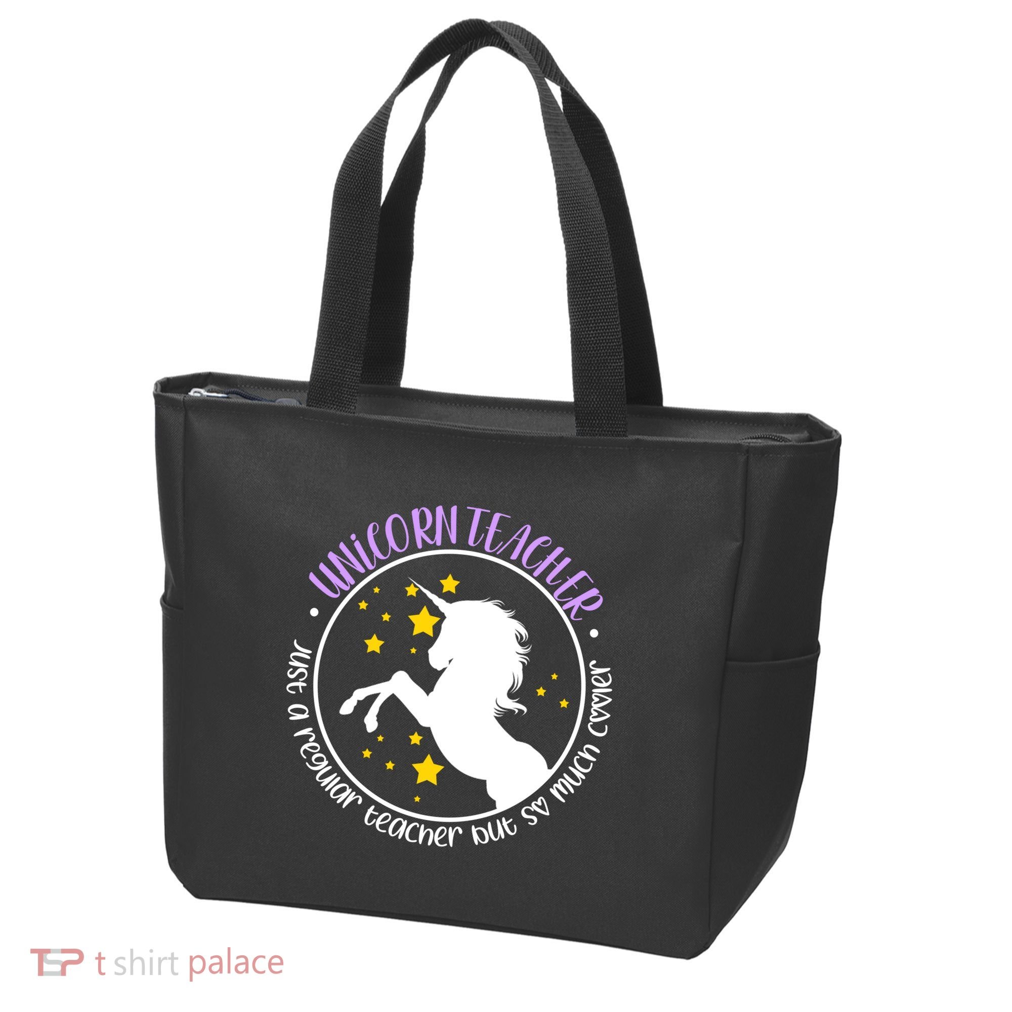 Unicorn Teacher Just A Regular Teacher But So Much Cooler Tote Bag