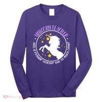 Unicorn Teacher Just A Regular Teacher But So Much Cooler Long Sleeve Shirt thumb 0